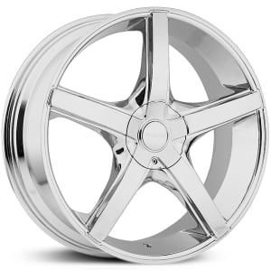 22x8.5 Akuza 848 Axis Chrome HPO