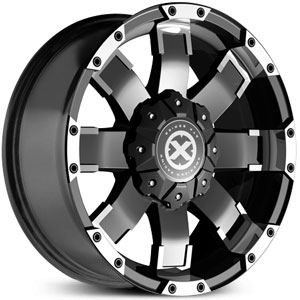 20x9 ATX Series AX191 Shackle Satin Black Machined MID