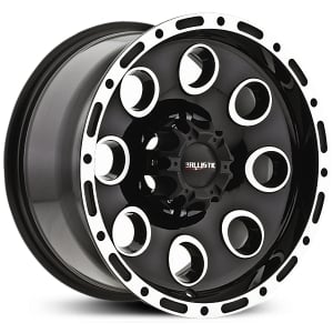 20x10 Ballistic 044 Bullet Black REV