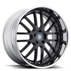 20x10.5 Beyern Henne Gloss Black w/Chrome Lip MID