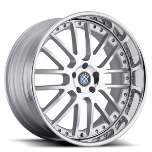 19x10 Beyern Henne Silver w/Machine Face & Chrome Lip MID