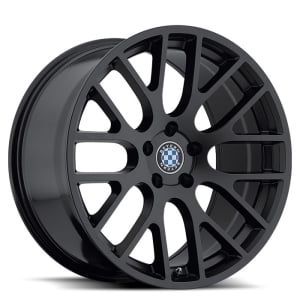 17x8 Beyern Spartan Matte Black RWD