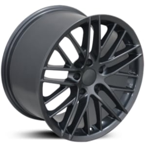 17x8.5 Chevy Corvette C6 CV08 ZR1 Style Replica Wheel Gunmetal HPO 