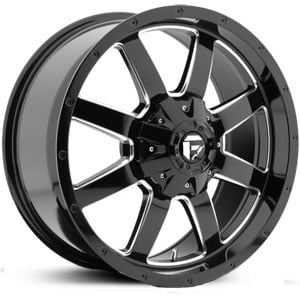 20x9 Fuel Offroad Frontier Black Milled MID