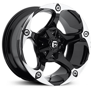 20x9 Fuel Offroad Havok Black Machined MID