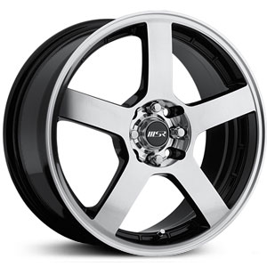 17x7 MSR 091 Superfinished Black HPO