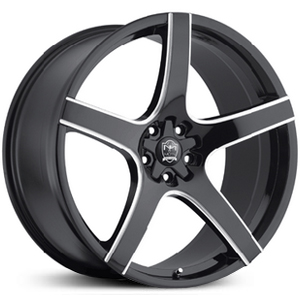 20x8.5 Motiv Maranello 410BM Gloss Black w/ CNC Milled Accents MID