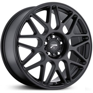 19x8 Platinum Arctic 404SB Satin Black MID