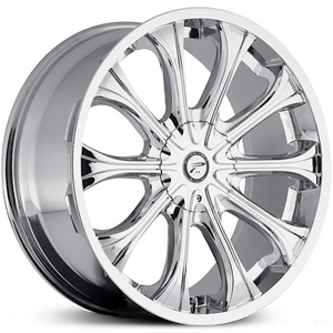22x9.5 Platinum Mogul 408C Chrome MID
