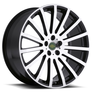22x9.5 Redbourne Dominus Gloss Black w/Mirror Cut Face MID