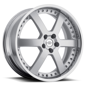 20x9.5 Redbourne Knight Silver w/Milled Spokes & Chrome Lip MID