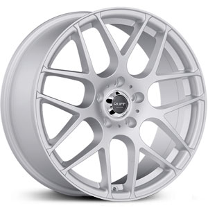 18x8 Ruff Racing R356 Hyper Silver HPO