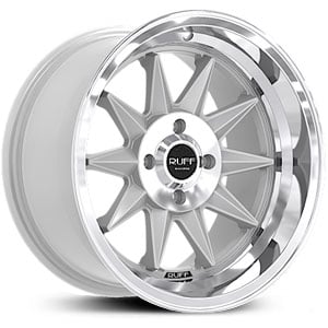 Ruff Racing R358 Hyper Silver w/ Machined Center & Lip