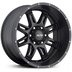 20x9 Ultra Gunner 241SB Satin Black w/ Milled Dimples MID
