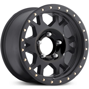 17x6.5 Ultra X103 Xtreme True Beadlock 103B Satin Black w/ Satin Black Bead Lock REV
