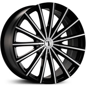 24x9.5 Velocity VW-10 Black Machined MID