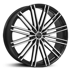 Versante 227 6 Lug Black Machined