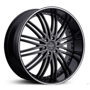 Versante 231 6 Lug Black Machined