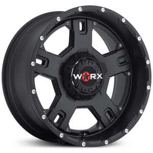 Worx Alloy 802SB Havoc Satin Black w/ Spot Milled Accents