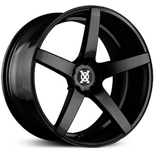 20x8.5 XO Wheels Miami Gloss Black HPO