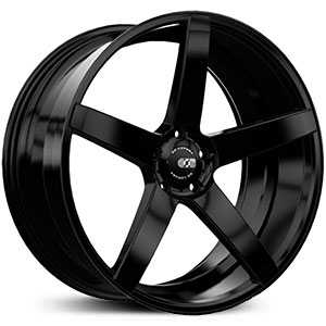 22x10.5 XO Wheels Miami Matte Black HPO