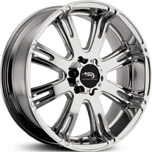 17x8.5 American Racing AR708 Bright PVD MID