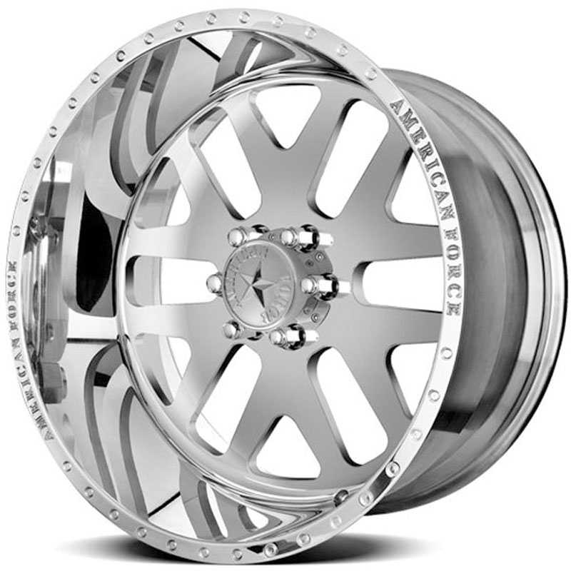 20x9 American Force Wheels BAUS SS6 Mirror Finish Polish RWD
