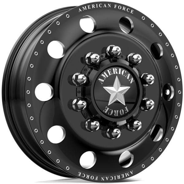 American Force Dually CLASSIC  Wheels Black Flat-Solid