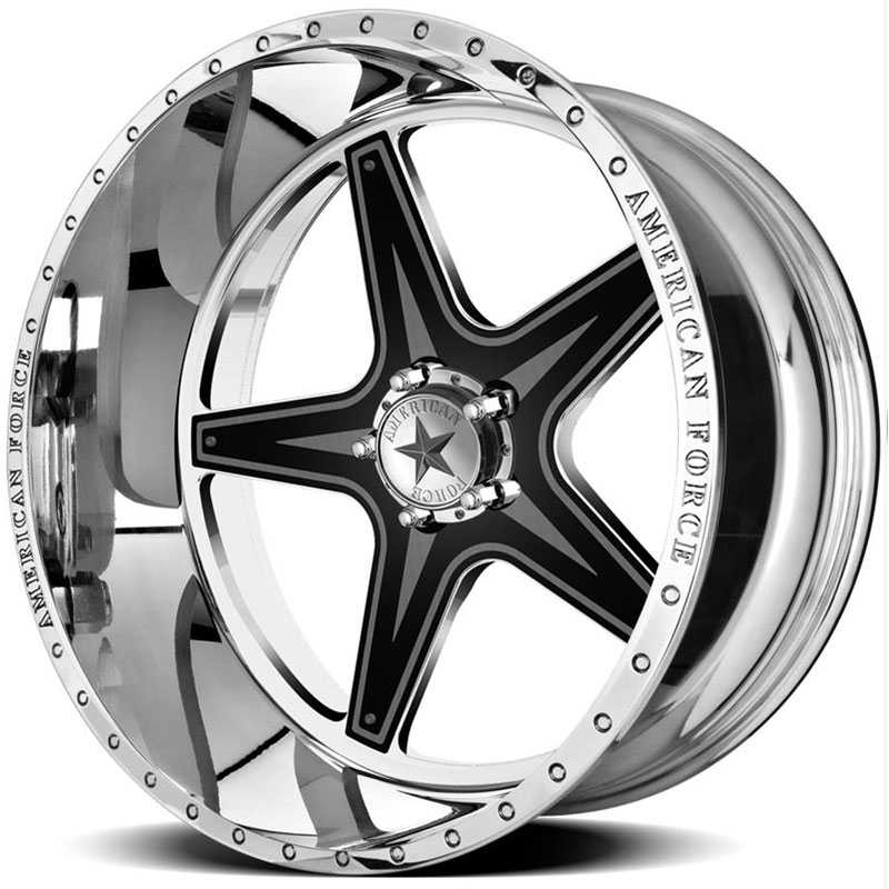 20x14 American Force Wheels EVADE FP5 Mirror Finish Polish REV