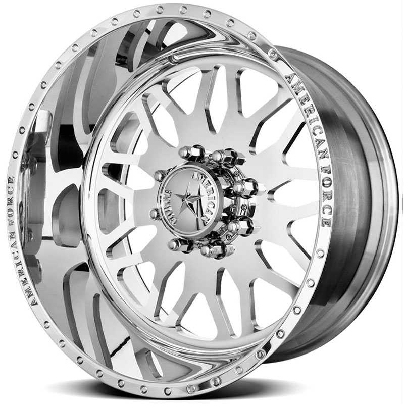 24x12 American Force Wheels EVO SS8 Mirror Finish Polish REV