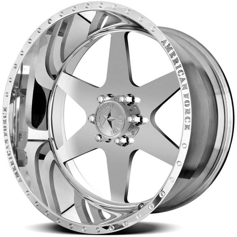 22x12 American Force Wheels INDEPENDENCE SS6 Mirror Finish Polish REV