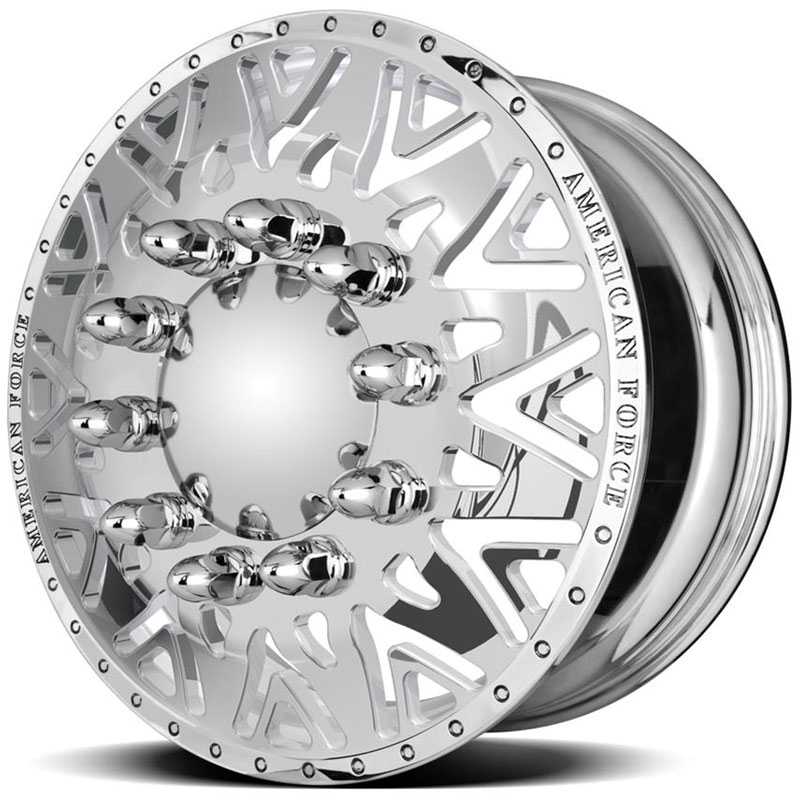 22x8.25 American Force Dually Wheels INFERNO Mirror Finish Polish HPO