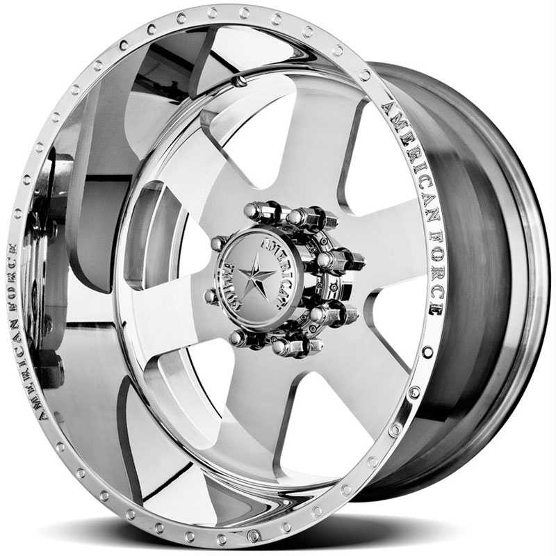 24x11 American Force Wheels JUDGE SS8 Mirror Finish Polish RWD