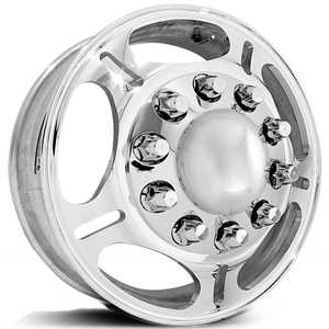 24.5x8.25 American Force Dually Wheels JUSTICE Mirror Finish Polish HPO