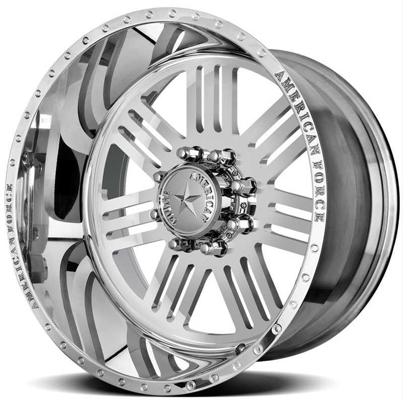 24x11 American Force Wheels RUSH SS8 Mirror Finish Polish RWD