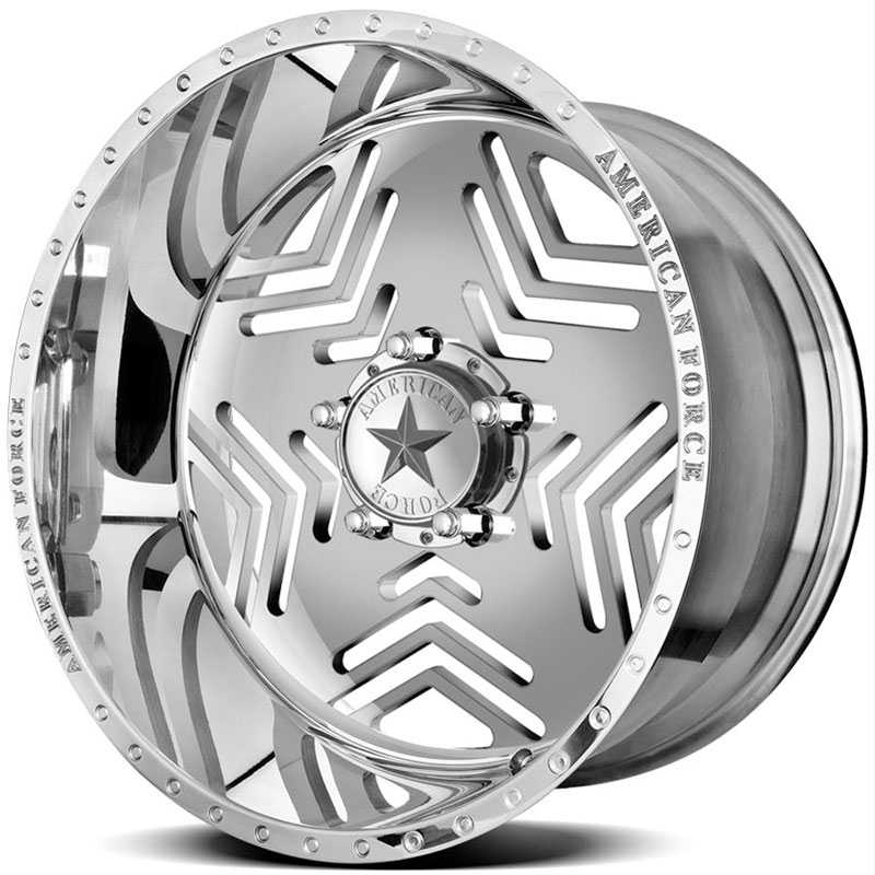 24x12 American Force Wheels SMASH SS5 Mirror Finish Polish REV