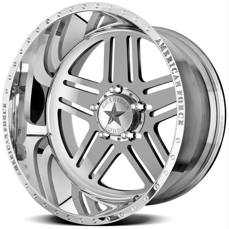 24x12 American Force Wheels TITAN SS5 Mirror Finish Polish REV