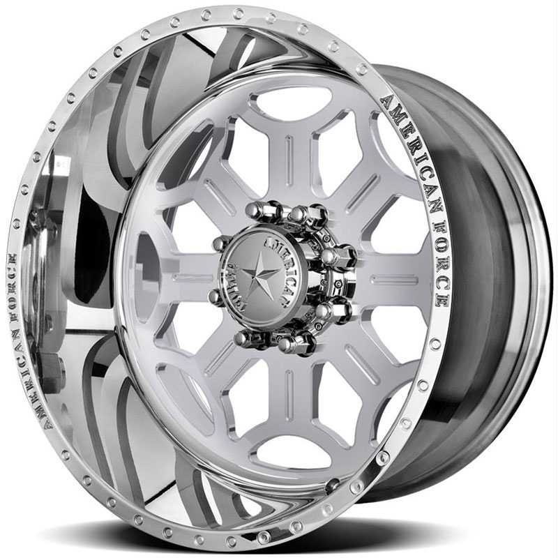 22x11 American Force Wheels TORQUE SS8 Mirror Finish Polish RWD