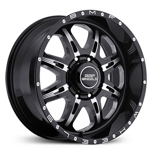 20x10 BMF F.I.T.E. Gloss Black with Full CNC Milling REV