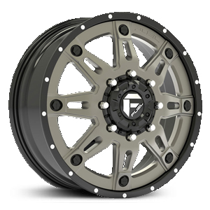 20x12 Fuel Offroad D232 Hostage Dually Gunmetal Matte REV