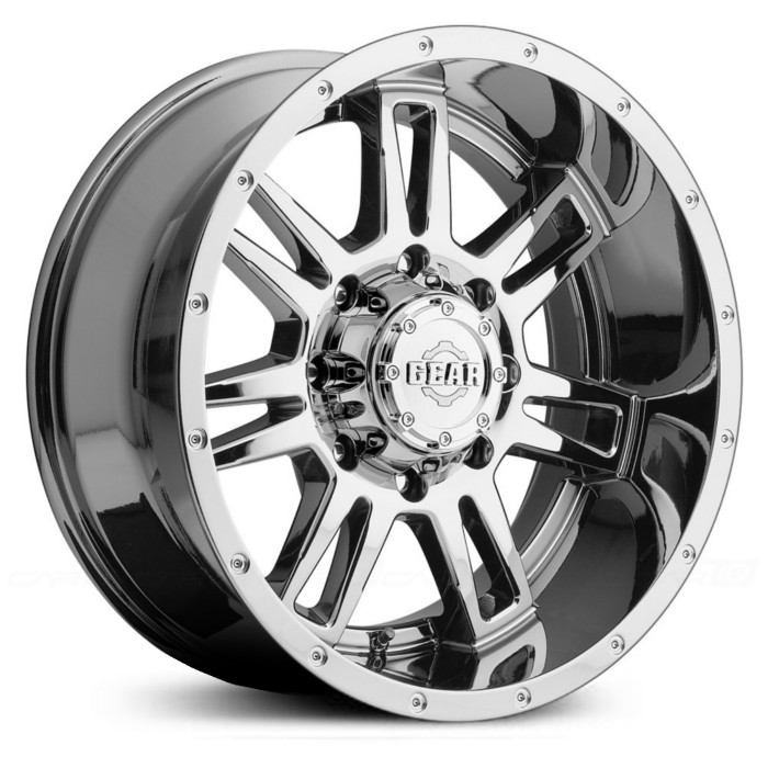 18X9 Gear Alloy Challenger 737V Bright PVD REV