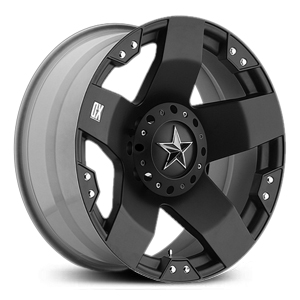 24x12 KMC XD Series XD775 Rockstar High Temp Matte Black Coated REV