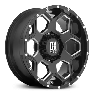 17x9 KMC XD Series XD813 Battalion Gloss Black Milled MID