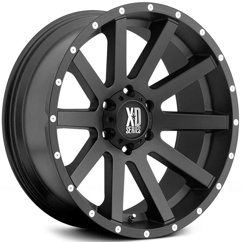 XD Series XD818 Heist  Wheels Satin Black