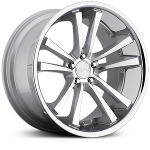 20x8.5 Niche Concourse Silver Machined MID