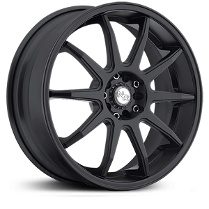 18x8 Niche NR10 M122 Black Matte MID