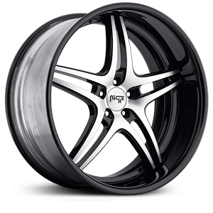 20x9 Niche Sportiva M205 Black Machined HPO