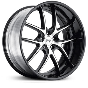 22x12 Niche Targa M215 Black Machined HPO