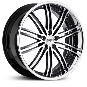 20x8.5 Niche Touring Black Machined RWD