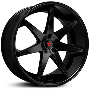 22x9.0 RBP 7-GAUGE All Satin Black MID
